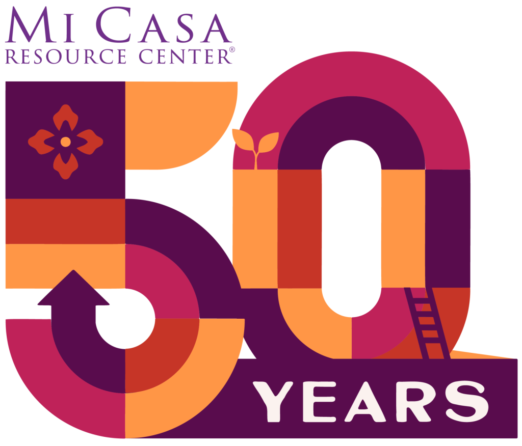 Mi Casa 50 years logo